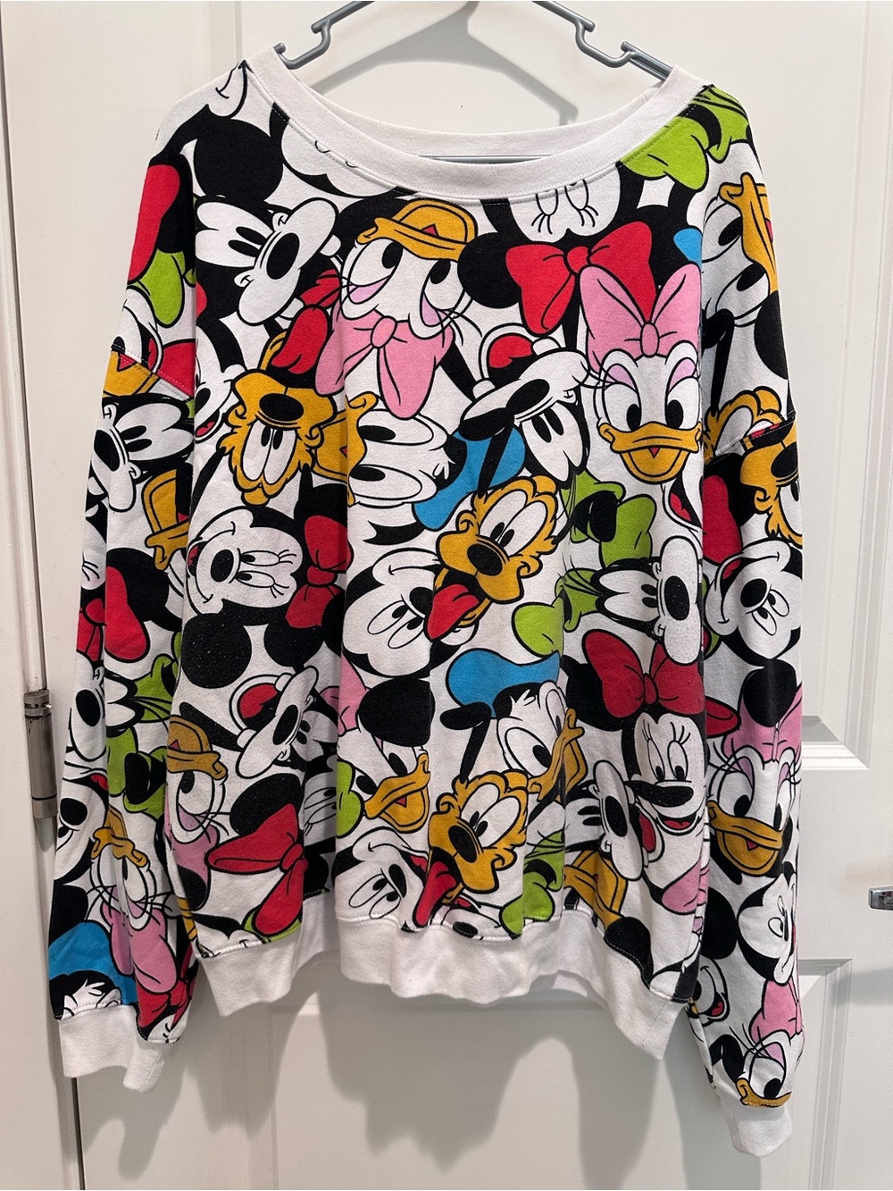 Disney Mickey and Friends Graphic Sweatshirt - White, Yellow, Black